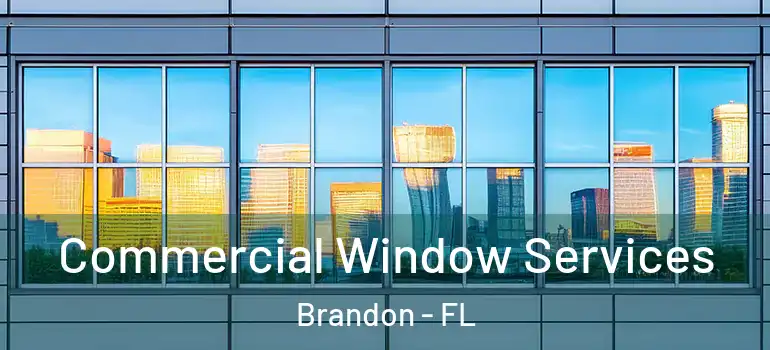  Commercial Window Services Brandon - FL